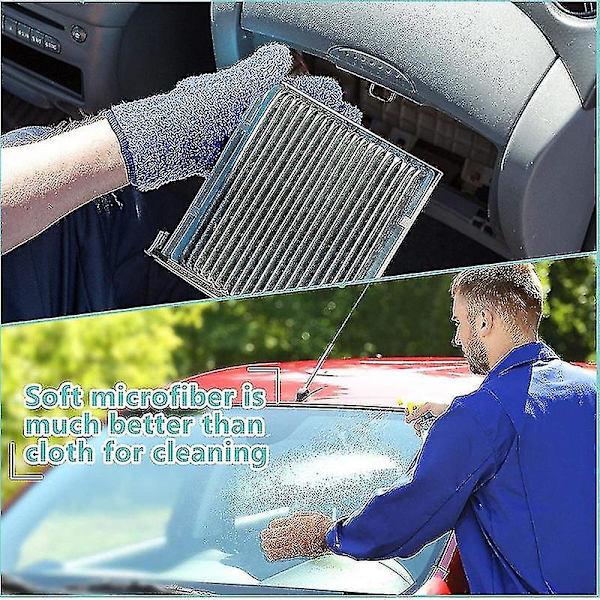 Mikrofiber Dammhandskar för Rengöring av Småspringor
