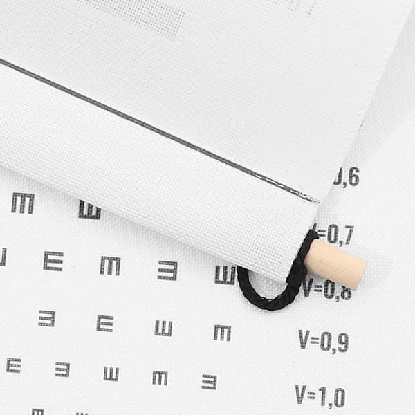 Visuell testtabell Hängande väggdekor för arbetsplats och klassrum, polyester-bomullsmaterial
