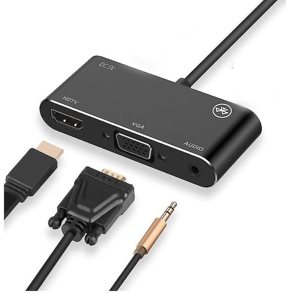 Lightning til HDMI VGA AV for Android Type C med Bluetooth