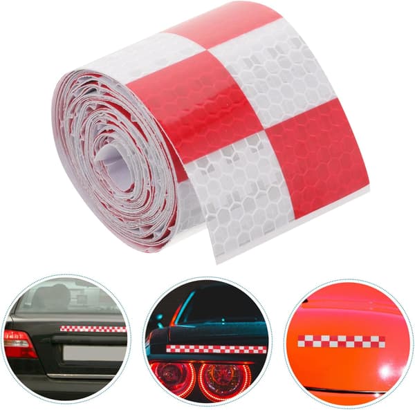 Reflekterende varseltape for bilsikkerhet, selvlysende reflekterende tape, nattesynlighetsklistremerke