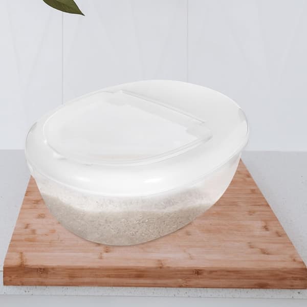 5 kg stor spannmålsförvaringsbehållare risdispenser 5 kg kapacitet PP-material lufttät design