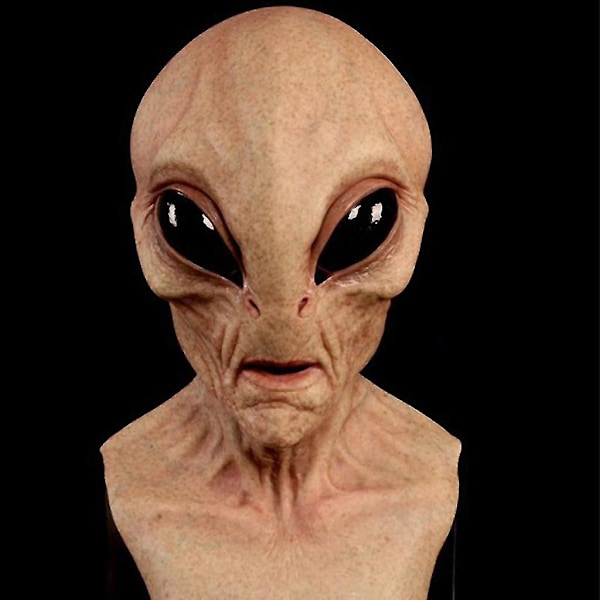 Halloween Alien Maske - Gysende, Frygtelig, Horror Alien Supersoft Maske, Magisk Maske, Krybende Festdekoration, Sjov Cosplay Rekvisit Maske, Ny E