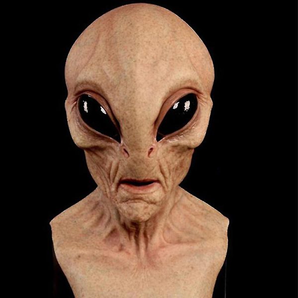 Halloween Alien -naamio Pelottava Kauhea Kauhu Alien Supersoft Naamio Taikanaamio Pelottava Juhlan Koriste Hauska Cosplay Rekvisiitta Naamiot Uusi A