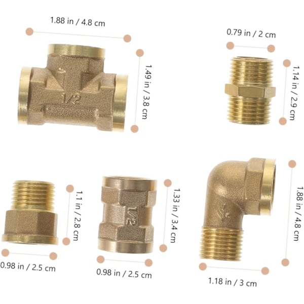 1 Sæt Haveslange Konnektor Adapter Sortiment