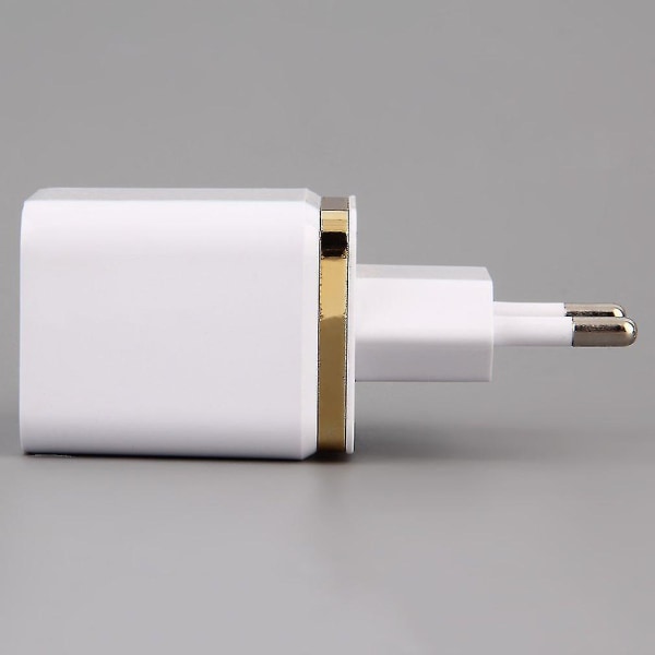 Universal 4-ports USB Reisevegglader EU-pluggadapter