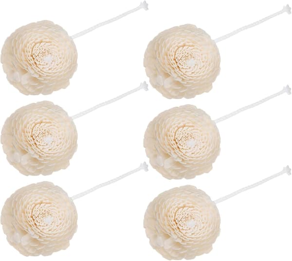 5 st. Aromaterapi Dekoration Doftspridare Blomhuvud Bomullsrep Diffusorblommor