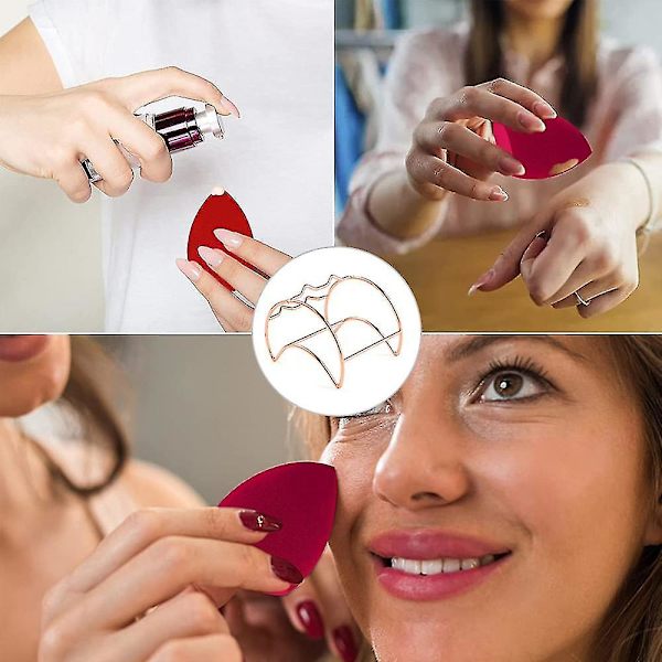 Skønhedssvamp Blender Holder, Makeup Sponge Tørrestativ Opbevaring