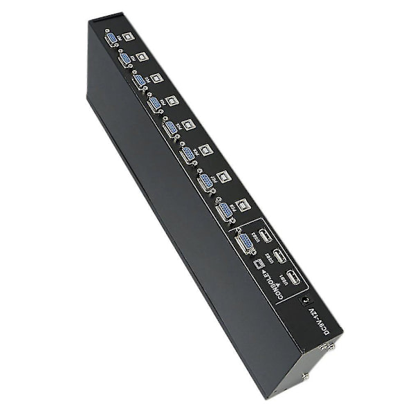 8 Ports USB 2.0 Ekstern KVM Switch Box Manuel 1920x1440
