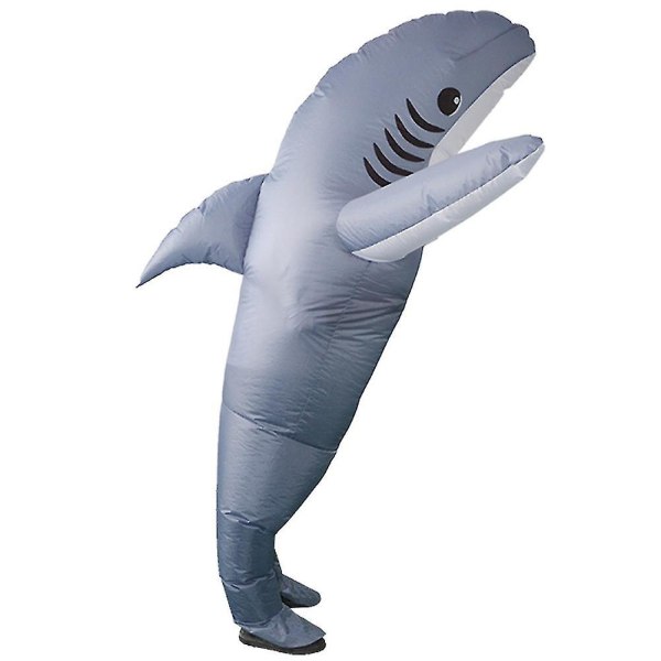 Oppblåsbart kostyme hai-spill Halloween Jumpsuit Voksen
