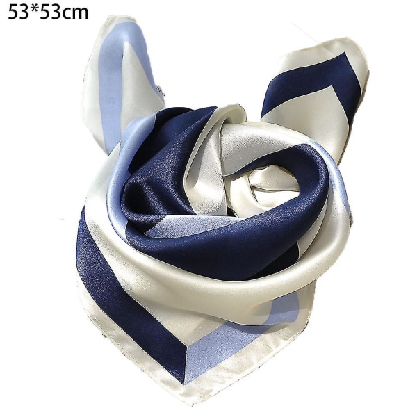 Silk Feel Tørklæde Medium Size Square Satin tørklæde til damer