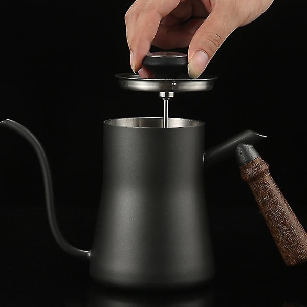 550 ml kaffetrakter hånd mini rustfritt drypp termometer