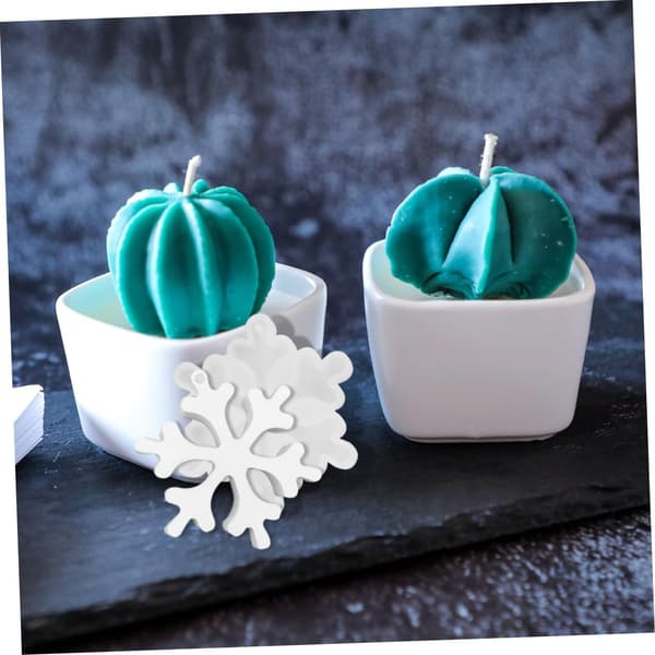 Snöflingeberlockform DIY smyckesformar för julprydnadstillverkning hantverksmaterial