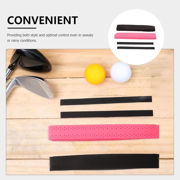 4 st vattentät golfklubbsgrepptejp set halkfri PU Overgrip Wrap