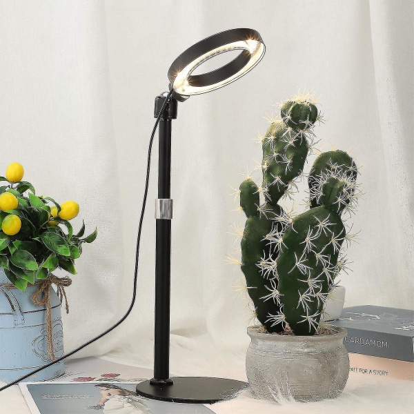 Ny Bärbar LED Växtlampa Fullspektrum Timer USB