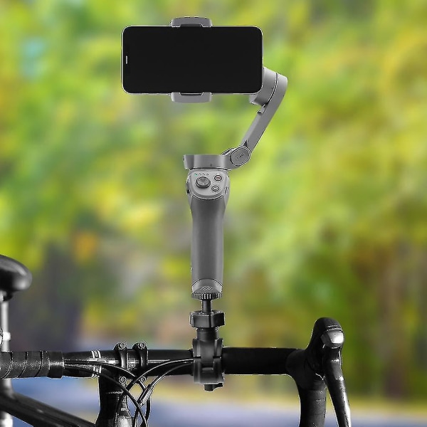 Polkupyörän kiinnityskameran pidike Pyöränpidike 1/4 tuuman sovitin Insta360 One X -urheilukameralle Osmo Mobile 2 3 Kit -sarjaan