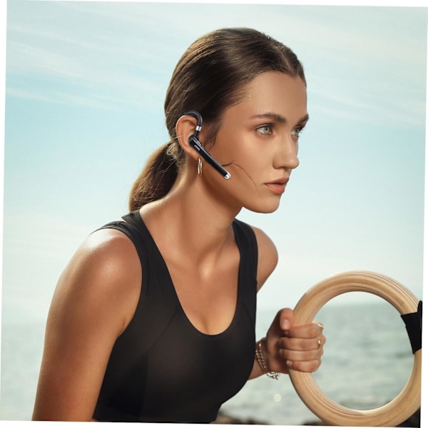 Professionel Headset Enkelt-øre Trådløse Ørepropper Støjreducerende Høretelefoner LED Display Boks