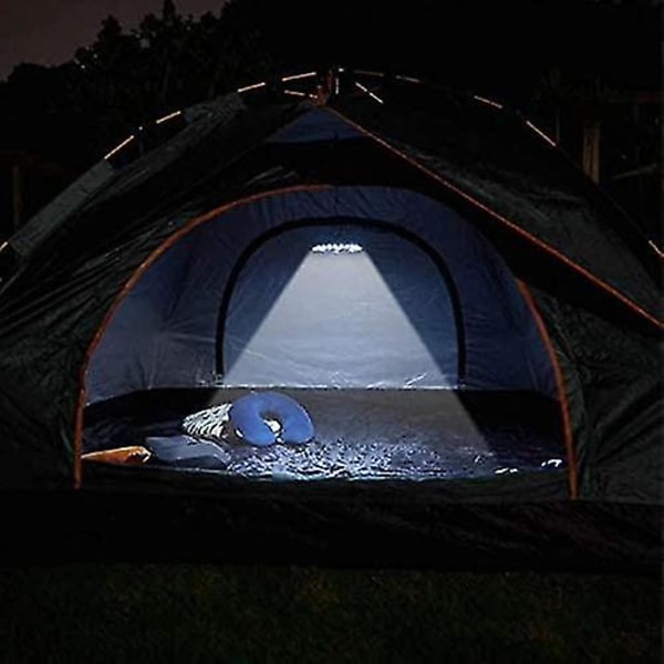 Patio-varjon valokaapeli langaton 28 LED-lampulla, sateenkestävä, 3 kirkkaustasoa ja USB