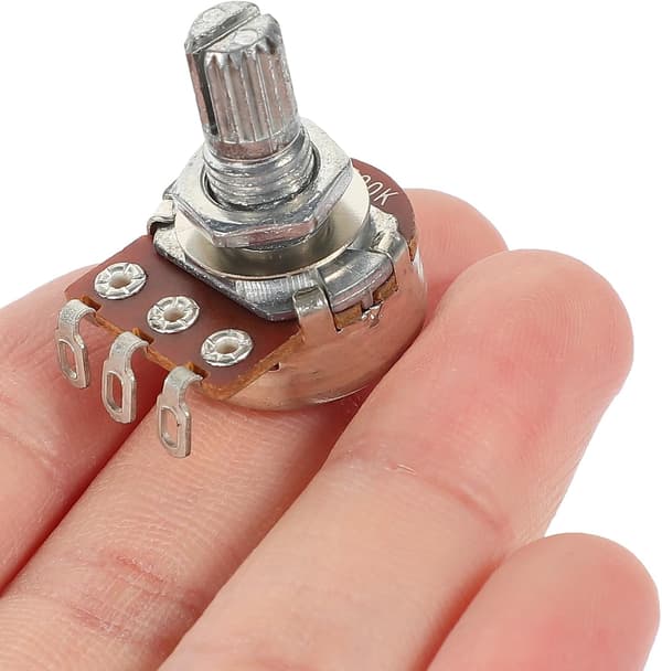 4st Linjär Konisk Potentiometer Gitarr Potentiometer Ersättning Stark Struktur Aluminium Järn Robust Gitarrreparation