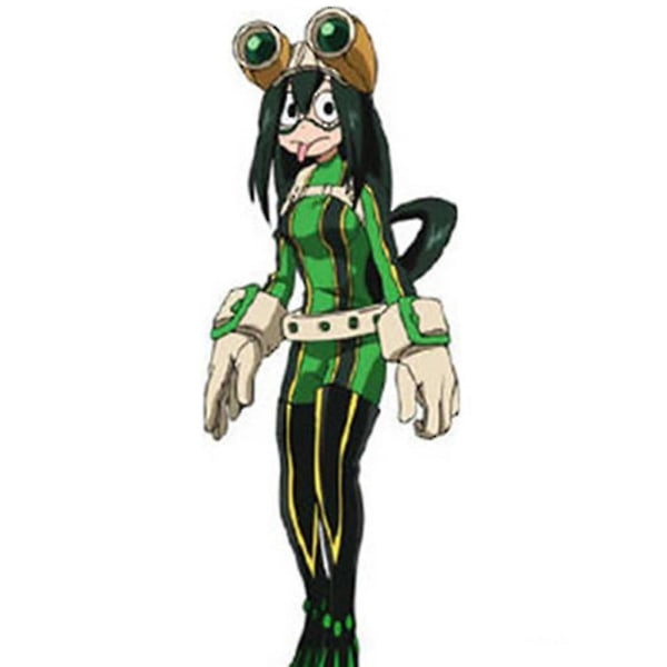 Academia Asui Tsuyu Kostyme Bodysuit Anime Jumpsuit Opp L