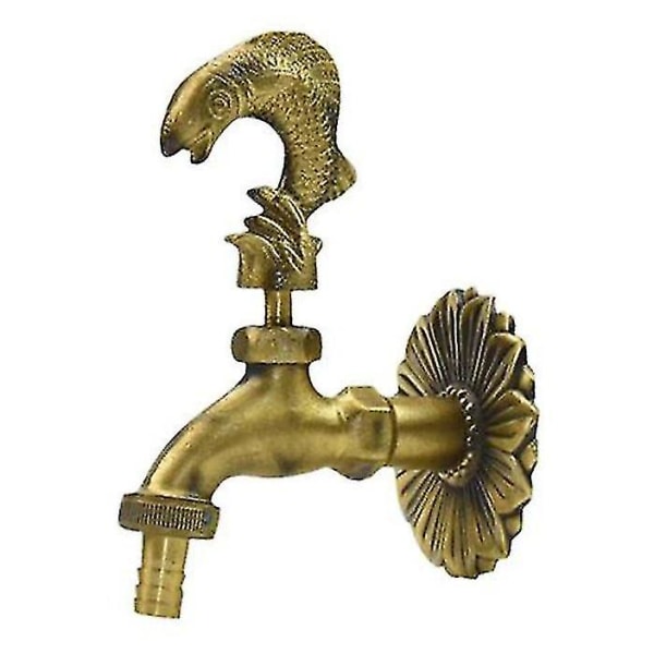 Animal-shaped Bathroom Faucet All Copper Garden Balcony Gardening Faucet1pc-yellow