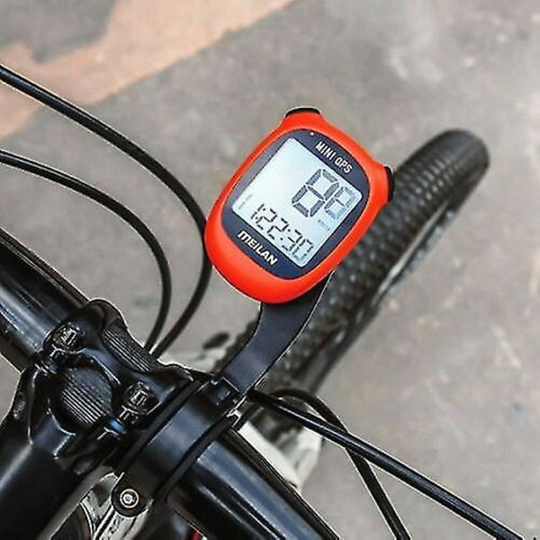 Mini M3 GPS-pyörätietokone Polkupyörän GPS-nopeusmittari Nopeus Korkeus Matka Ajoaika red