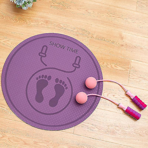Yogamatte, Hoppestøtte (1 stk, Rosa)