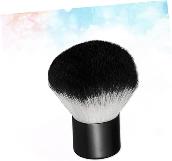Mini Multifunktionel Makeupbørste Bærbar Foundationbørste Blød Tæt Syntetisk Fiber