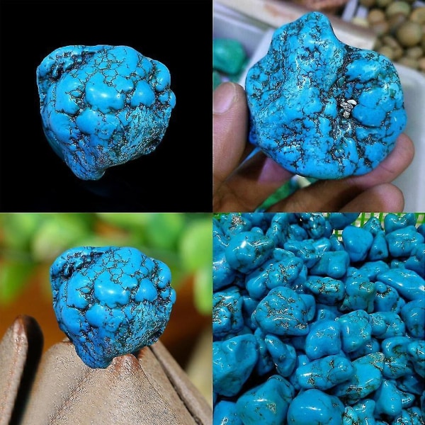 1kpl Natural Turquoise Rough Gemstone Blue Quartz