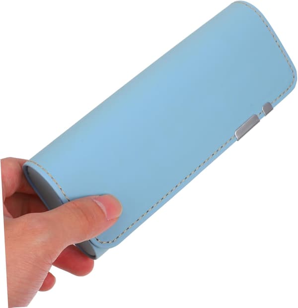 2-pack solglasögonorganisatör glasögon förvaringslåda läderfodral