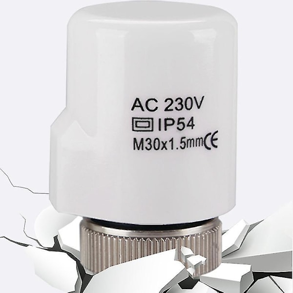 230V Elektrisk Termisk Aktuatorventilhode Termostat Oppvarming