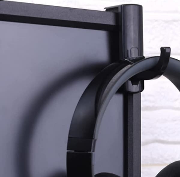 2-pak Hovedtelefon Stativ Krog Headset Holder Hanger Stick-on Support