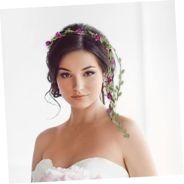8 st rosenblomma pannband blomma håraccessoarer bröllop hårvin boho accessoarer flicka pannband