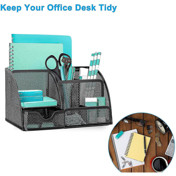 Mesh Desk Organizer Multi-brug Desk Tidy Pen Holder