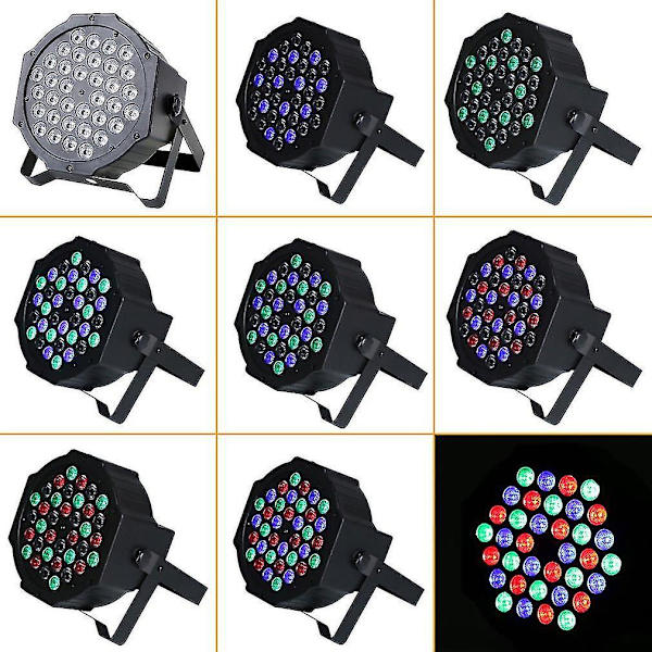 36*1W LED Plastik Scene Lys Fire Kontrol Modeller Fest