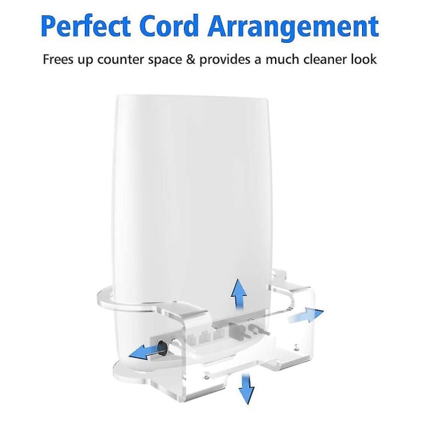 1 kpl Hyllyteline Orbi-seinäkiinnitykseen, Orbi Wifi-reitittimelle AC3000 RBS50, RBK50, RBK53, Rb