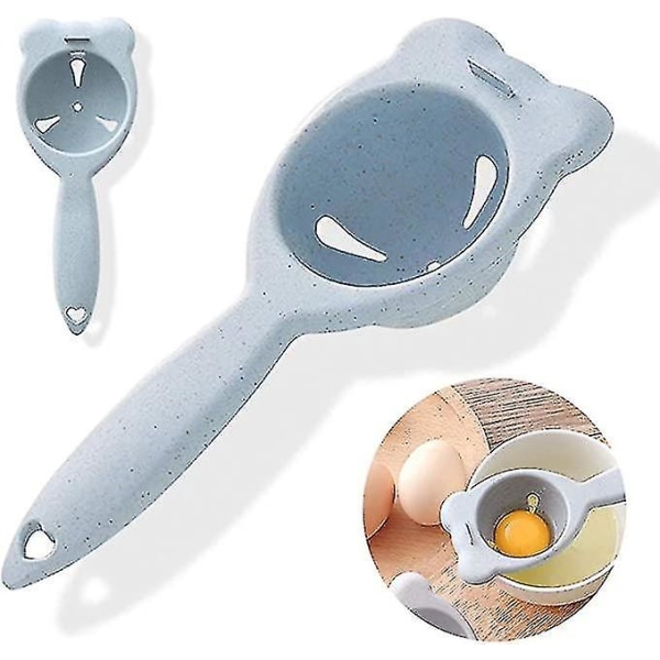 2 stk Blå Æggeblommeprotein Separator Æggeværktøj