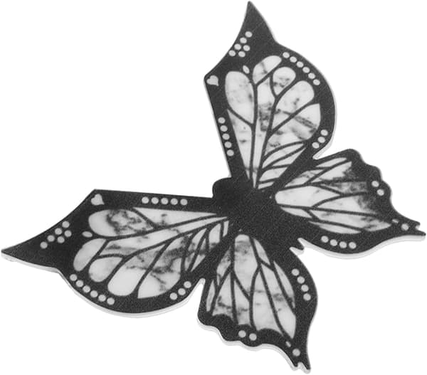 Eyeliner Stencil Sommerfugleformet Makeupværktøj Silikonemateriale til Begyndere