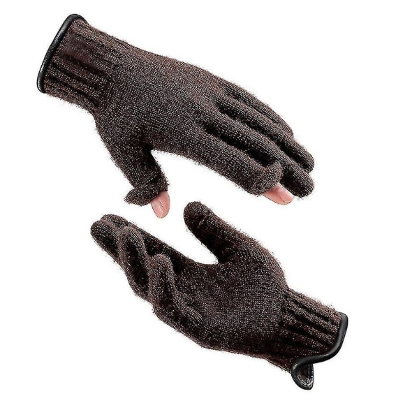Grab Fleece Varma Damhandskar Touch Screen Varma Handskar Stickade Vinter
