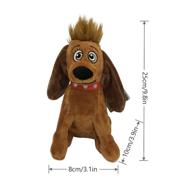Grinch-luomivälineet Nuken 12.6in Plushi Grinch-nuket Leikkeihin Pojille Ja Tytöille D