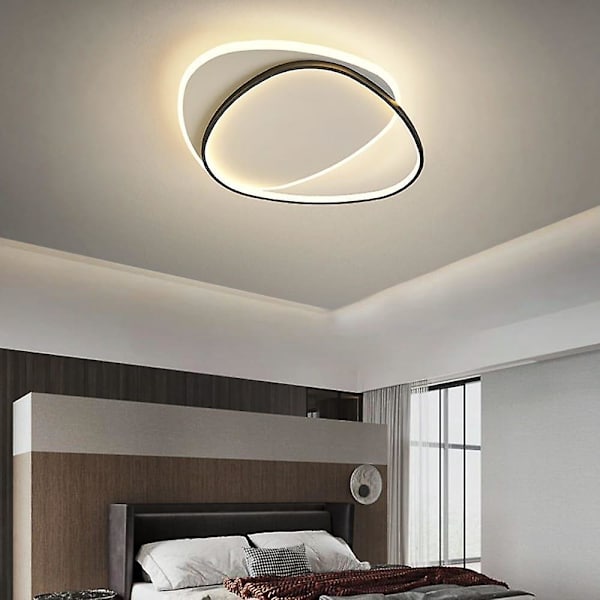 LED Taklampe Moderne Enkel Basic 37cm Geometrisk Metall