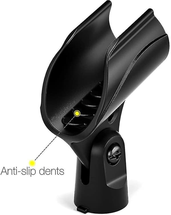 Universal Mikrofonholderklips 2-pak, Mikrofonholderklips med 5/8\" Han til 3/8\"
