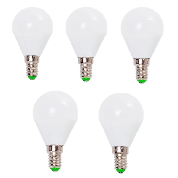 5 stk 7 W LED Globepærer 800 Lm E14 E26 E27 G45 12 LED-perler