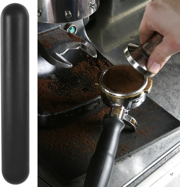 2 stk Espresso Knock Box Stick Silikon Knock Box Stang Solid Enkel å Rengjøre Svart Kaffe Knocker Tilbehør