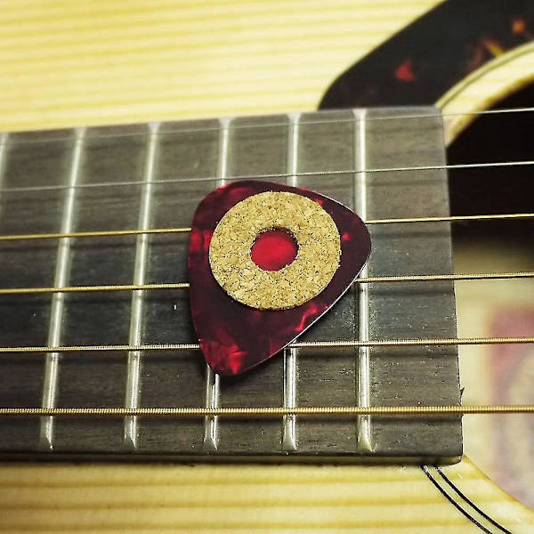 Gitarplekter med sklisikker kork, 20 stk