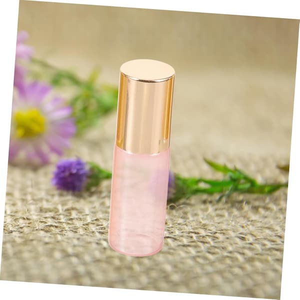 12 st 5 ml pärlfärgade roll-on-flaskor i glas, påfyllningsbara eteriska oljeförpackningar, bärbara flaskor