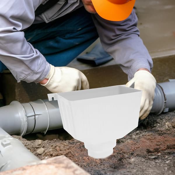 Nedløbsrør Drænforbindelse PVC 110X75Mm Lækagesikker Regnvandsrendeafleder