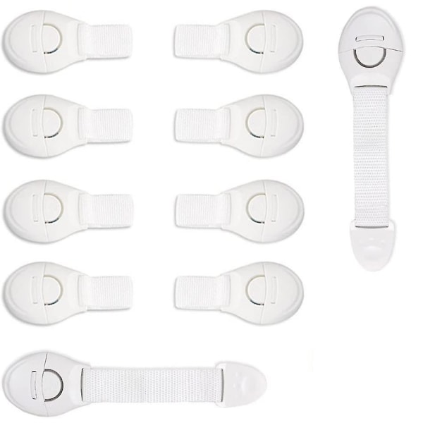 Cupboard Child Strap Locks, Child Drawer Safety Locks Strong Adhesive Baby Door Locks