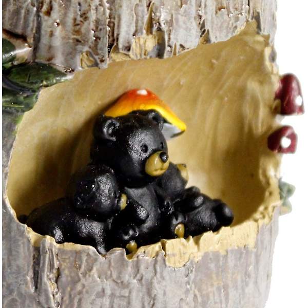 Sukkulente Plantepotter, Blomsterpotter, Bonsaipotter Med Søte Dyr For Kontor, Balkong Og Hage, Svart