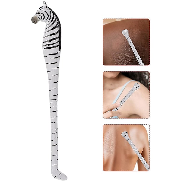 Træudskåret Rygkløer Kropsafslappende Massager Zebra Mønster Ryg