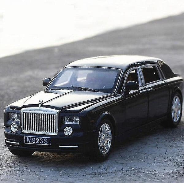 1:24 Rolls Royce Phantom Metal Legetøjsbil Legering Die Casting Og Legetøjsbil Børnebil Model Legetøj (sort)